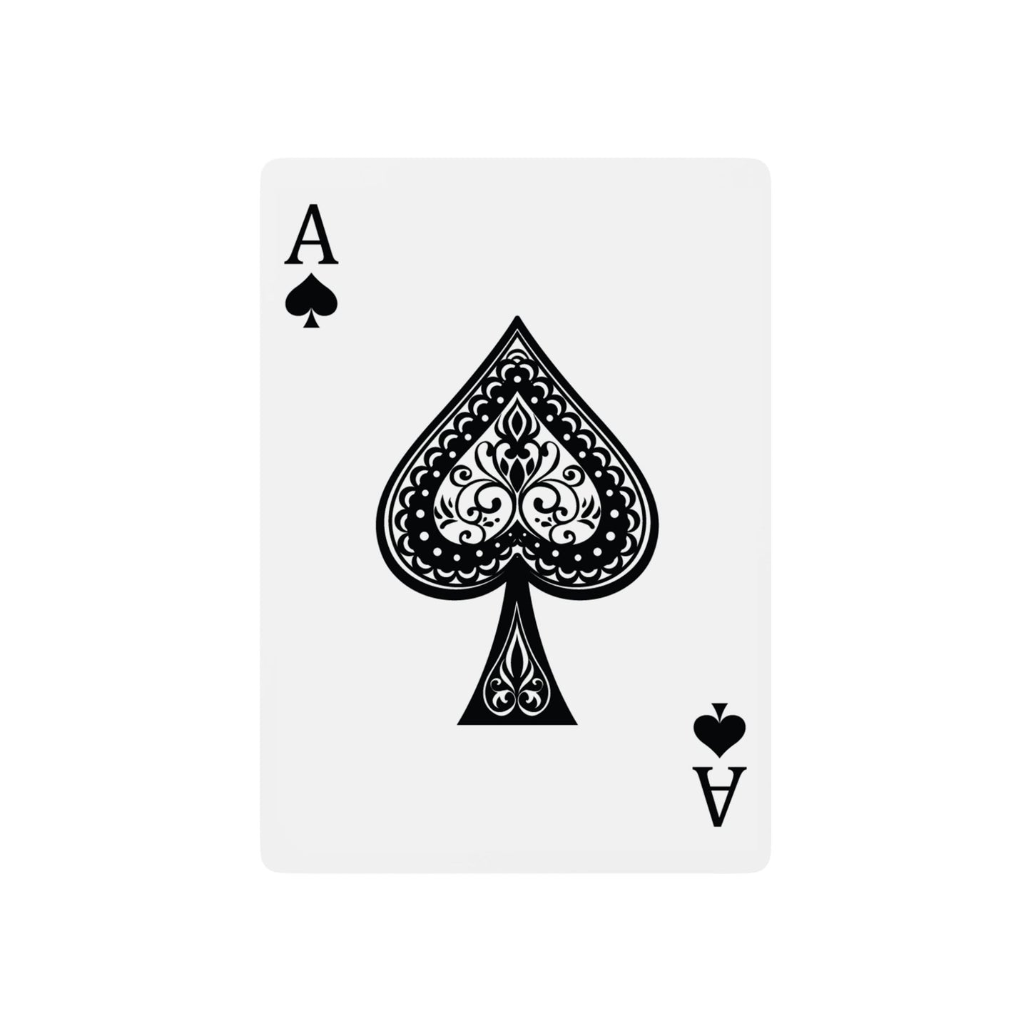 Black Barrel Poker Playing Cards - Premium Deck with Wolf Design & Elegant Ace of Spades